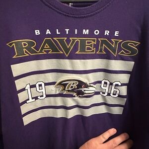 NFL Purple Sweatshirt with Logo